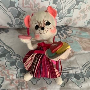 6” Annalee Sweetheart Girl Mouse 2007